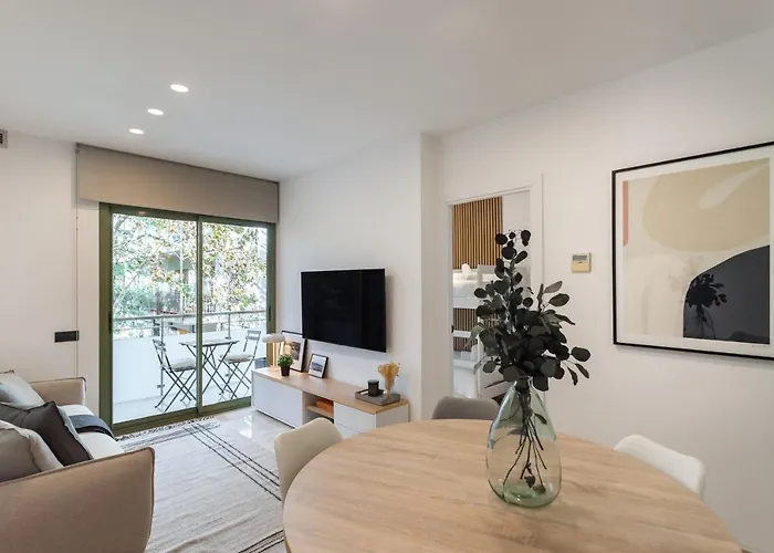 Cozy Les Corts Apartman